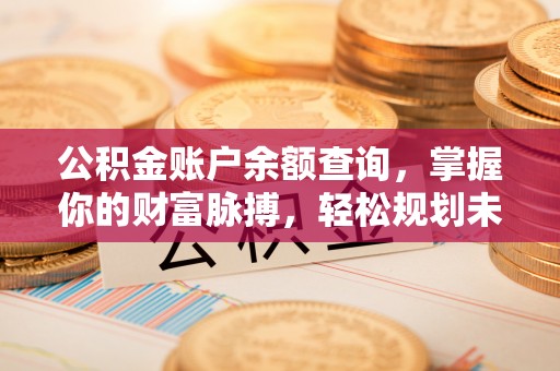 太麻里公积金账户余额查询，掌握你的财富脉搏，轻松规划未来