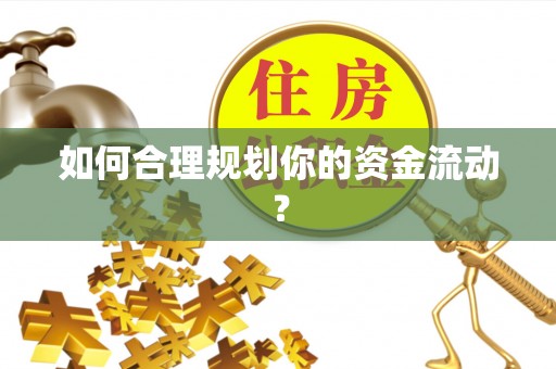太麻里如何合理规划你的资金流动？