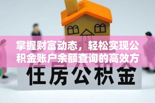 太麻里掌握财富动态，轻松实现公积金账户余额查询的高效方法