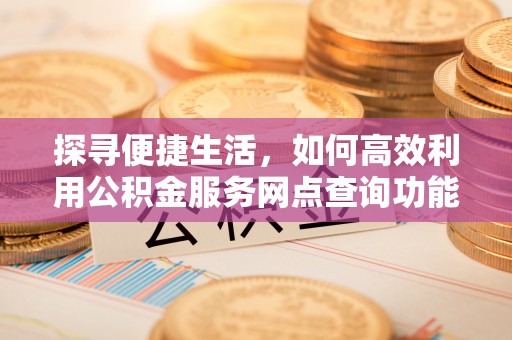 太麻里探寻便捷生活，如何高效利用公积金服务网点查询功能