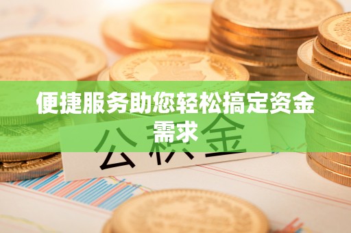 太麻里便捷服务助您轻松搞定资金需求