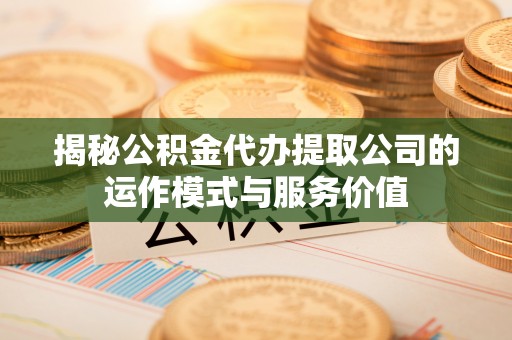 太麻里揭秘公积金代办提取公司的运作模式与服务价值