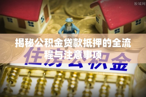 太麻里揭秘公积金贷款抵押的全流程与注意事项