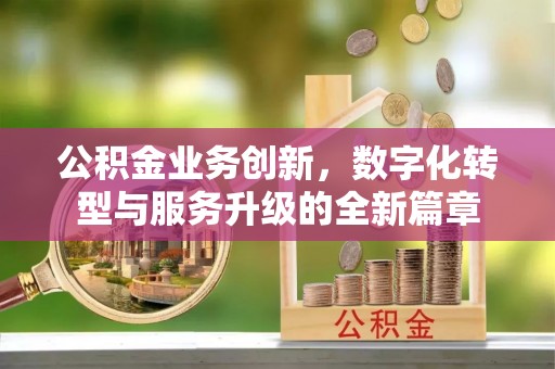 太麻里公积金业务创新，数字化转型与服务升级的全新篇章
