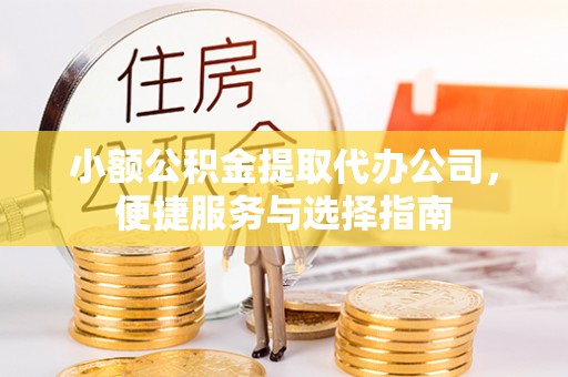 太麻里小额公积金提取代办公司，便捷服务与选择指南