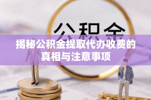 太麻里揭秘公积金提取代办收费的真相与注意事项