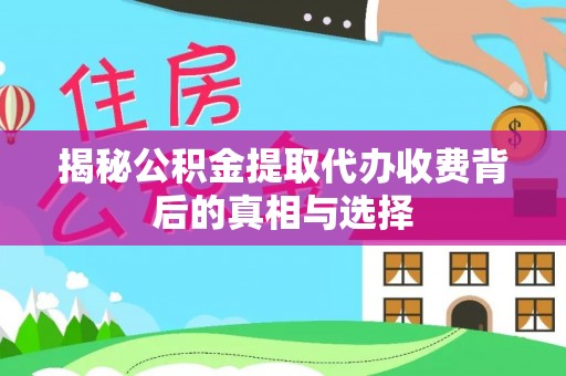 太麻里揭秘公积金提取代办收费背后的真相与选择