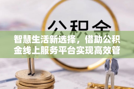 太麻里智慧生活新选择，借助公积金线上服务平台实现高效管理