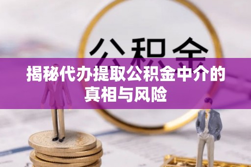 太麻里揭秘代办提取公积金中介的真相与风险