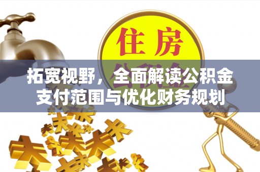 太麻里拓宽视野，全面解读公积金支付范围与优化财务规划