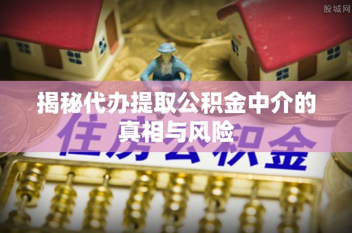 太麻里揭秘代办提取公积金中介的真相与风险