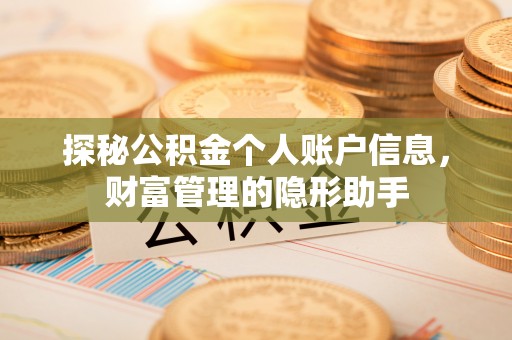 太麻里探秘公积金个人账户信息，财富管理的隐形助手