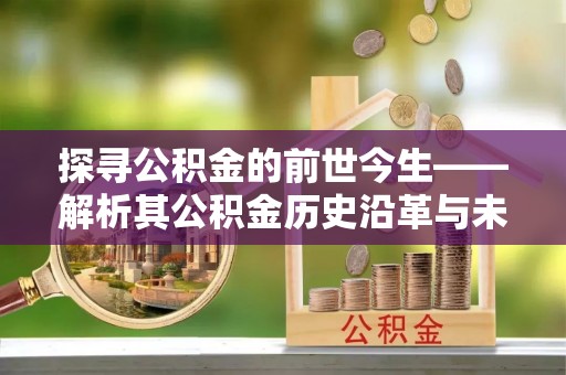 太麻里探寻公积金的前世今生——解析其公积金历史沿革与未来方向