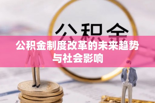 太麻里公积金制度改革的未来趋势与社会影响