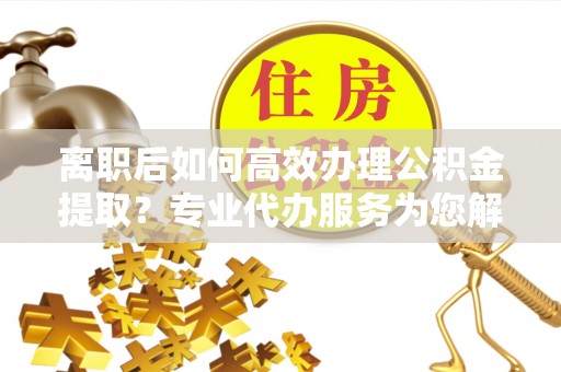 太麻里离职后如何高效办理公积金提取？专业代办服务为您解忧