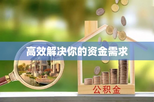 太麻里高效解决你的资金需求